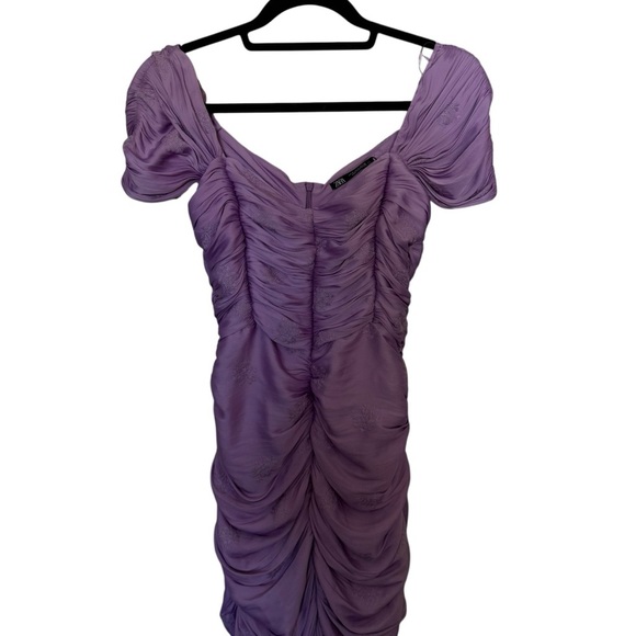 NWOT Zara Draped Dress - Picture 6 of 10